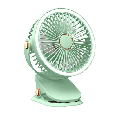 Clip Fan USB Lighting Desktop Household Fan Portable