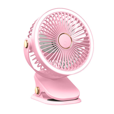 Clip Fan USB Lighting Desktop Household Fan Portable