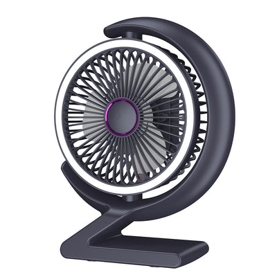 Clip Fan USB Lighting Desktop Household Fan Portable