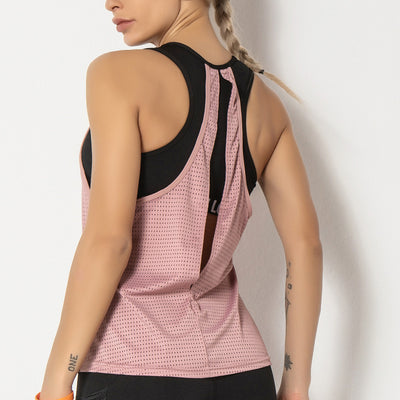 New Fake Two-piece Sports Vest Women