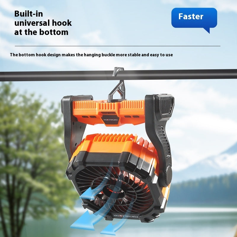 Camping Mosquito Spray Multifunctional Rechargeable Fan